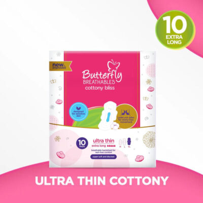 Butterfly Butterfly Breathable Ultra Thin (Extra Long), 10 Ct