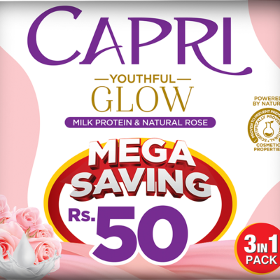 Capri Capri Youthful Glow Pink Soap 3x150g Pack