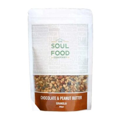 The Soul Food Company Chocolate & Peanut Butter Granola 300g - The Soul Food Company