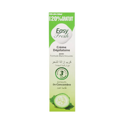 Easy Fresh Hair Removal Cream Cucumber 120ml
