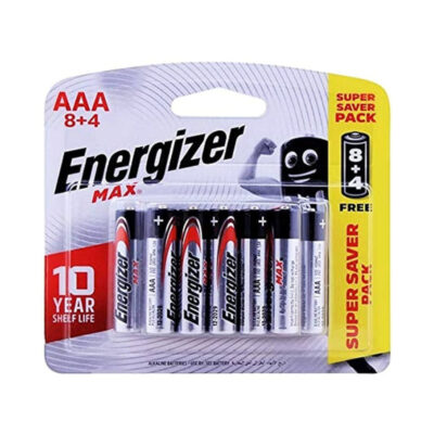 Energizer Energizer Max AAA Batteries (8+4), 12 Ct