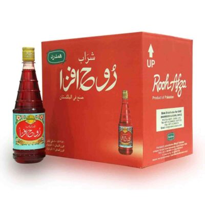 Hamdard Rooh Afza Bottle 800 ml (Pack of 12)