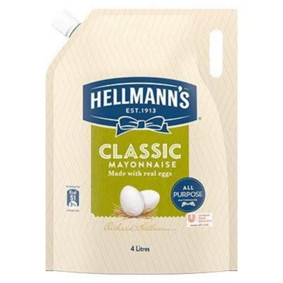 Hellmanns Hellmanns Classic Mayonnaise 4ltr
