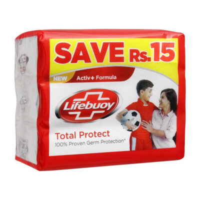 Lifebuoy Lifebuoy Total Protect Soap 3x128g Pack