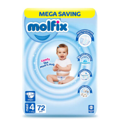 Molfix Molfix Diapers Size 4 (Maxi), 72 Ct