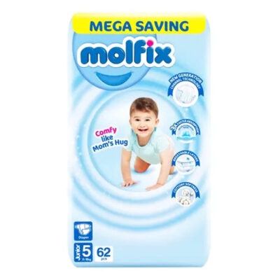 Molfix Molfix Diapers Size 5 (Junior), 62 Ct