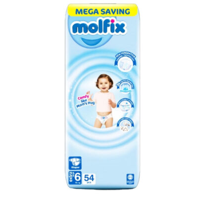 Molfix Molfix Diapers Size 6 (Extra Large), 54 Ct