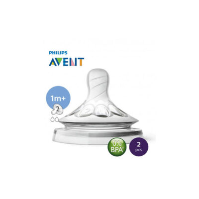 Philips Avent Philips Avent Natural Teats 1m+, 2 Ct