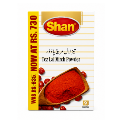 Shan Tez Lal Mirch Powder Save Rs.730 400gm