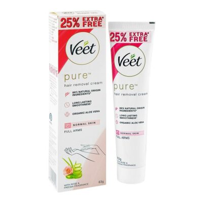 Veet Pure Rose &Freesia Fragrance Hair Removal Cream For Normal Skin 63g